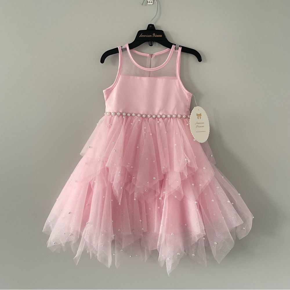 American Princess Tutu Dress with Pearl Details